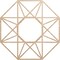 Ekena Millwork Guardian Wood Fretwork Pierced Ceiling Medallion, Alder, 38"OD x 14 3/4"ID x 1/4"T CMWP38X38X0250GDAL - alternate 1